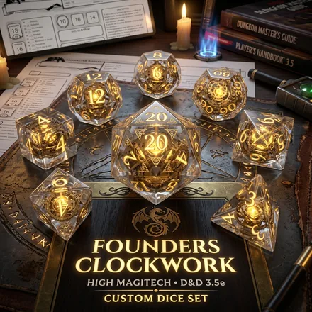 Clockwork founder dice