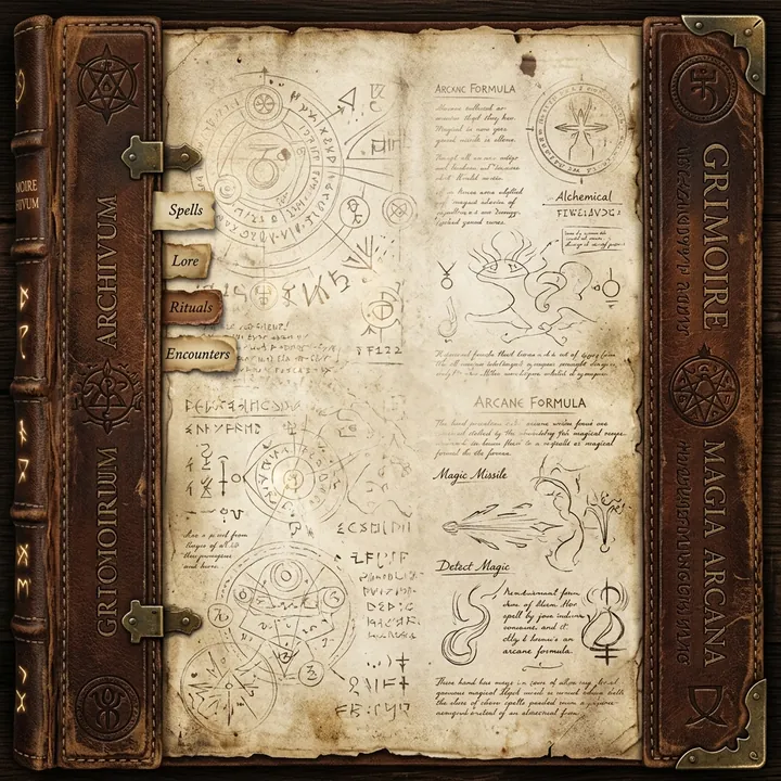 Grimoire UI theme